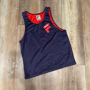 Vintage 80s FILA Reversible Tank Top Jersey